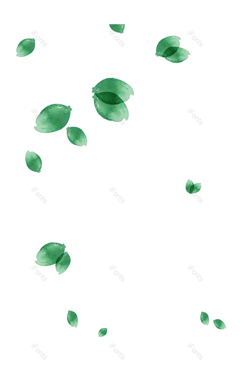 叶子图片,绿叶元素,树叶PNG,花草装饰免抠素材